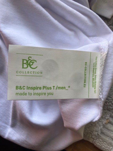 T-Shirts: B&C Inspire Plus T/ Men - XXL 2stk – Neu und originalverpackt aus Aarwangen von to-hirschi 1