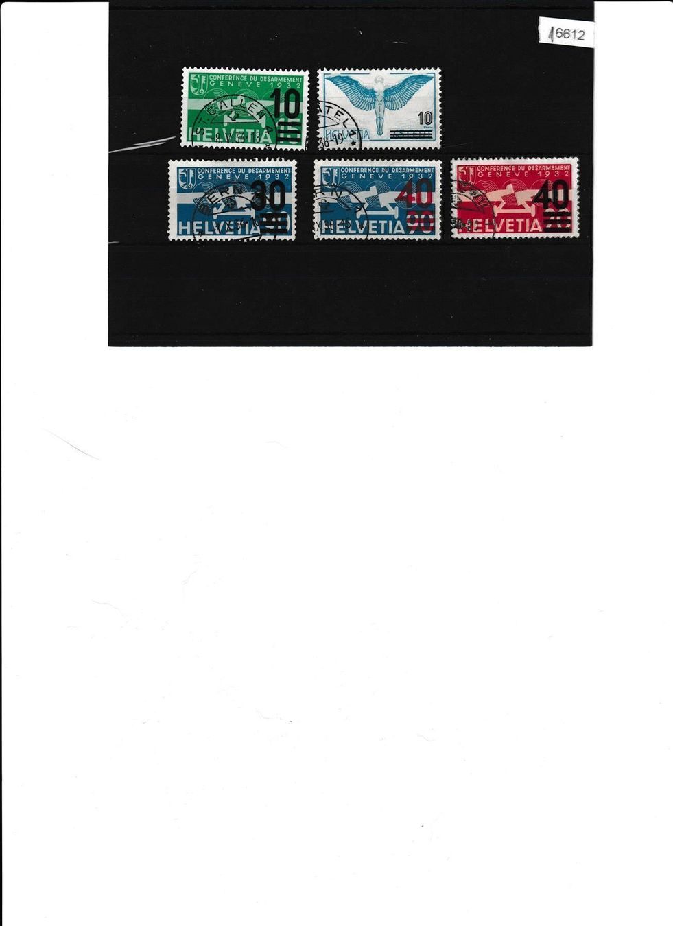 Tous les timbres: F20+22+23-25 gest. – Neuf avec emballage d'origine à Lausanne par Whorvath