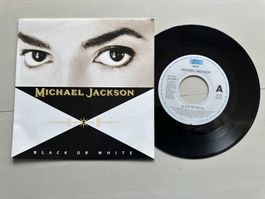 MICHAEL JACKSON tolle Single Kult Hit Black and white 80's