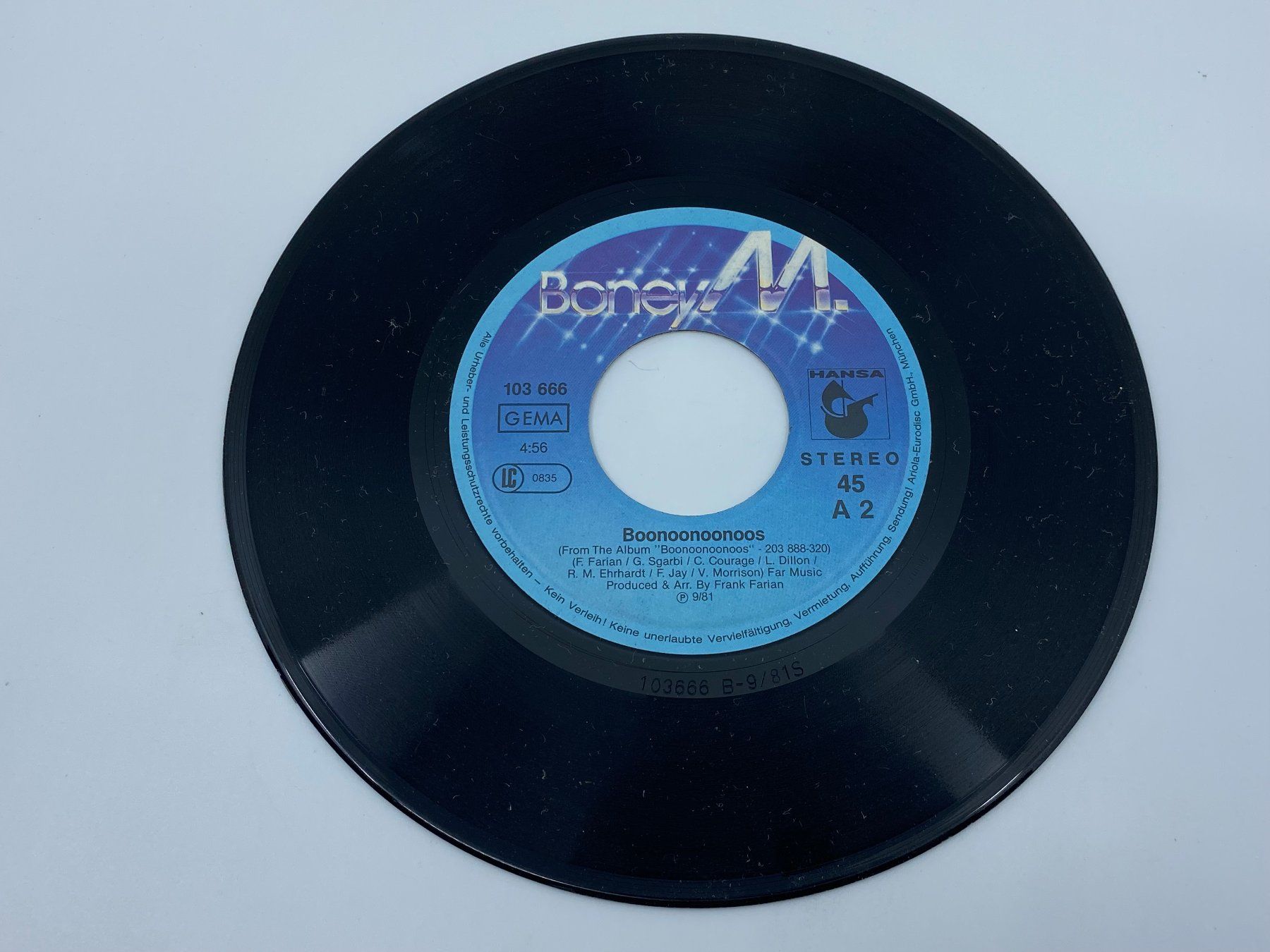 Dischi in vinile: Boney M. - We kill the World und Boonoonoonoos – Usato da Langwiesen venduto da Restposten-24 4