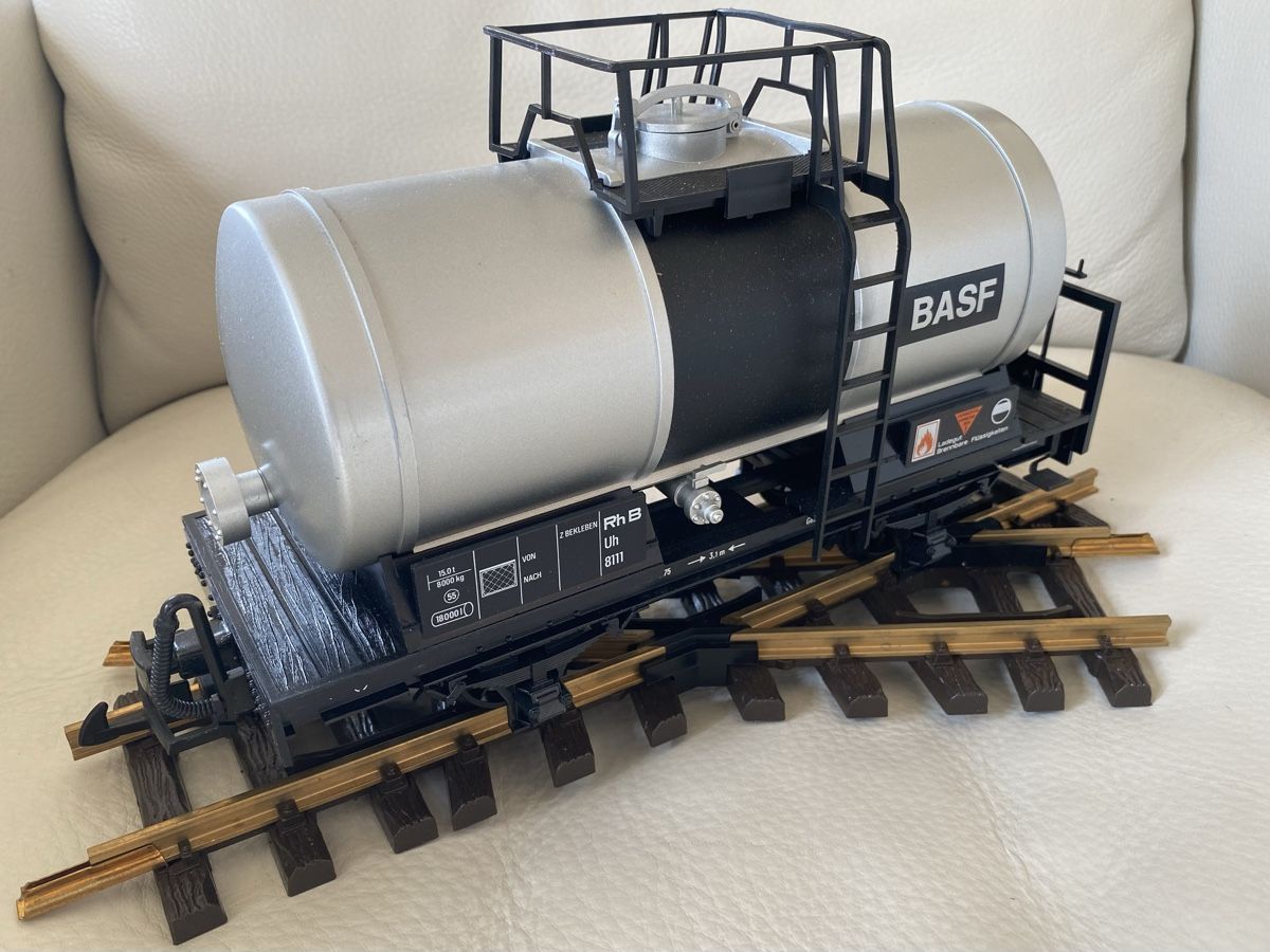 LGB Modellini di ferrovie: LGB 4040C Kesselwagen  – Usato da Wohlen AG venduto da Botaurus 1