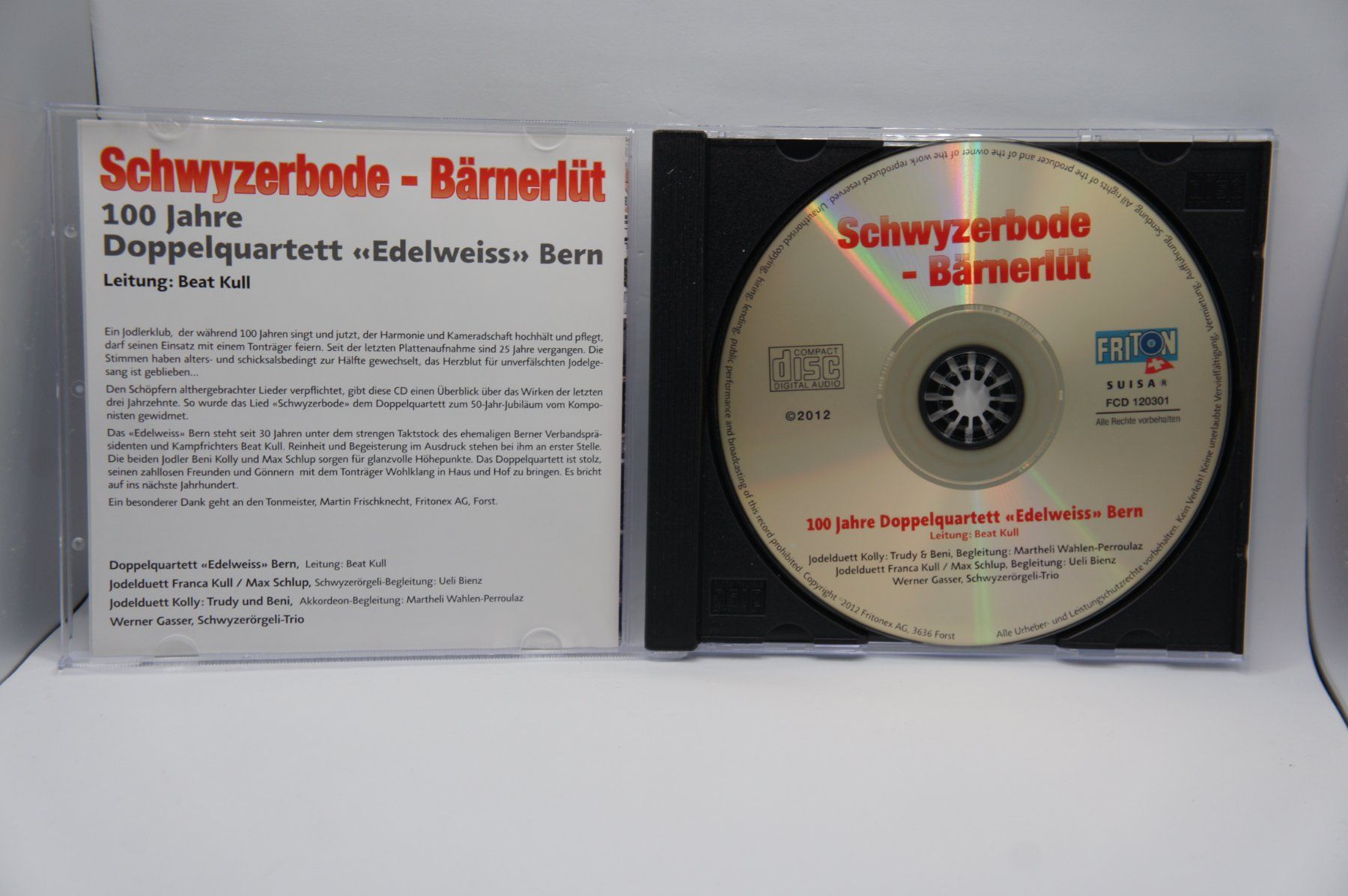 CD: 100 Jahre Doppelquartett Edelweiss Schwyzerbode Bärnerlüt – Usato da Ernetschwil venduto da luisvonerni 2