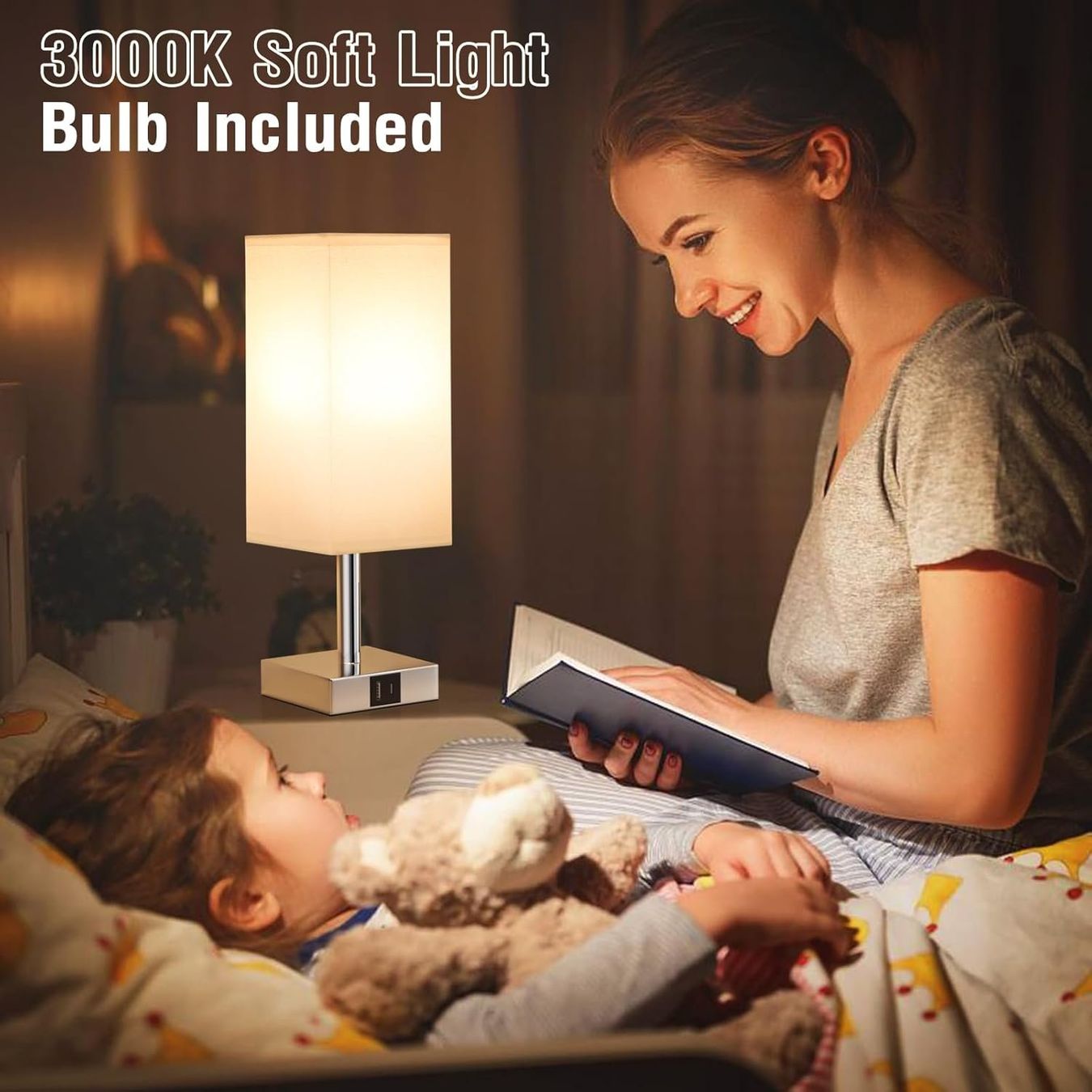 Lampade: Nachttischlampe Touch Dimmbar 2er Set – Nuovo e nell'imballaggio originale da Nuglar venduto da SaleRitter 4