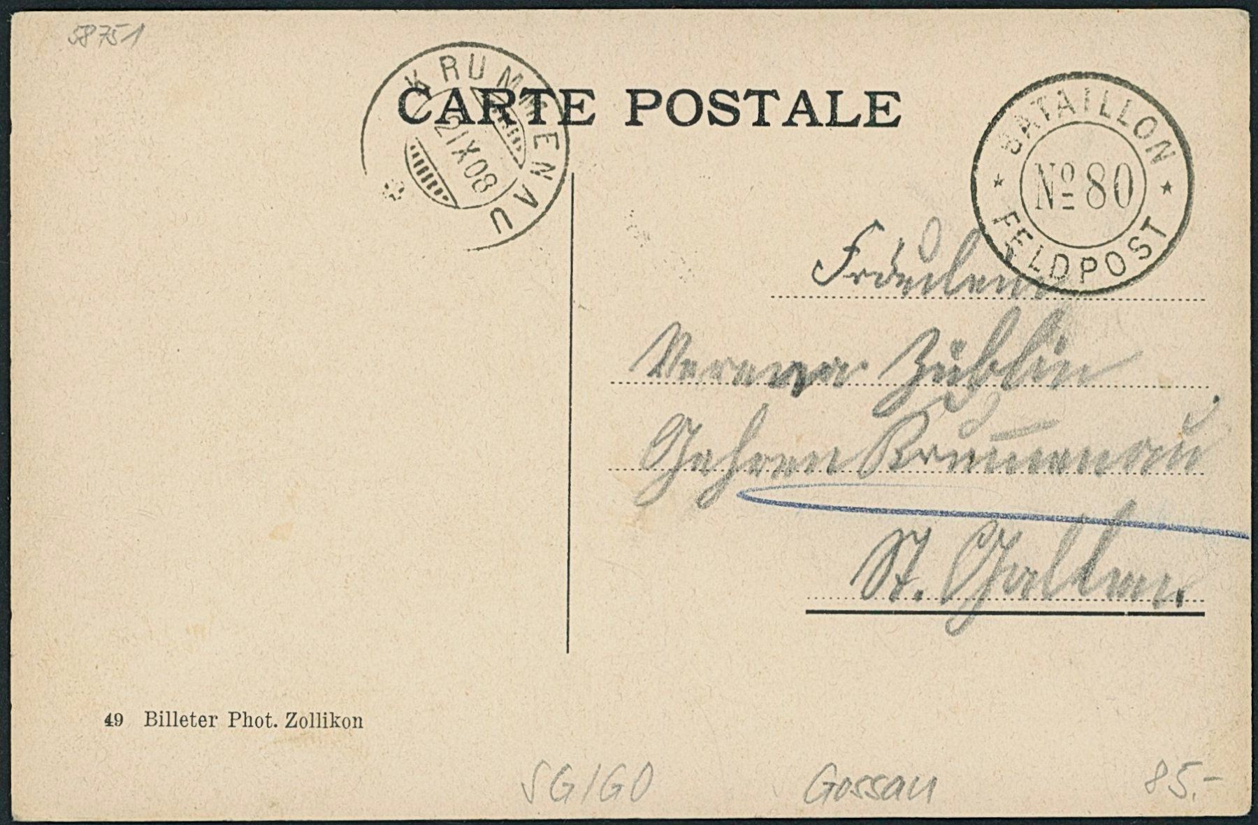 Cartoline postali: SG Gossau – Usato da Schindellegi venduto da leecollect 1