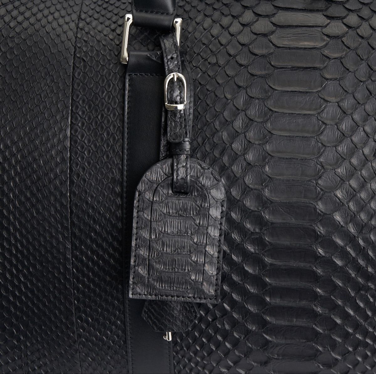 Taschen: Pythonleder Reisetasche Montreal - Farbe: Schwarz – Neu und originalverpackt aus Wittenbach von bes_k8vr 4