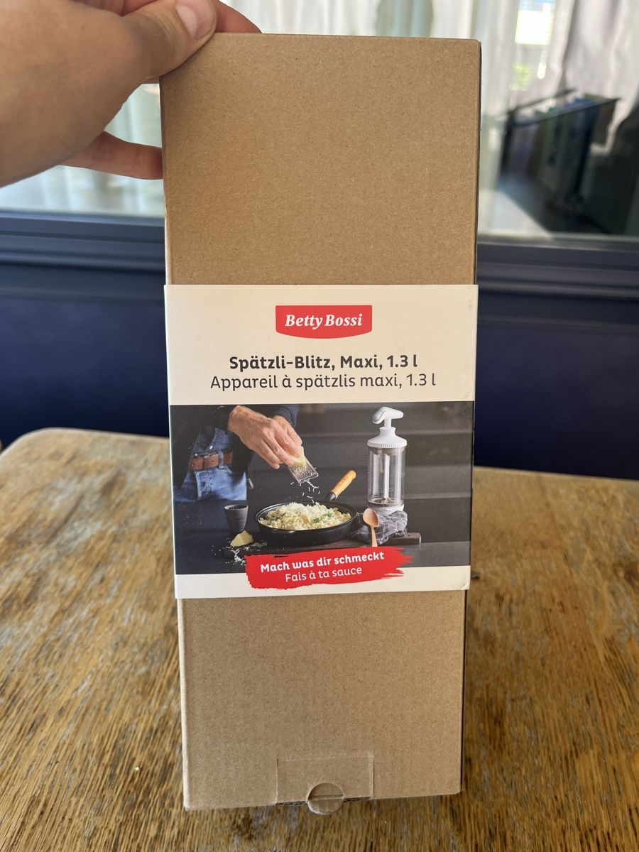 Betty Bossi Appareils de cuisine: Spätzli-Blitz, Maxi, neuwertig  – Neuf (Voir description) à Zürich par Susken80 1