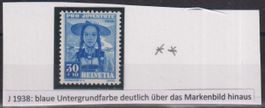 2x) Abart Pro Juventute J88, postfrisch, sehe Scan