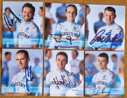 Radsport Team Gerolsteiner 6 Ak original signiert