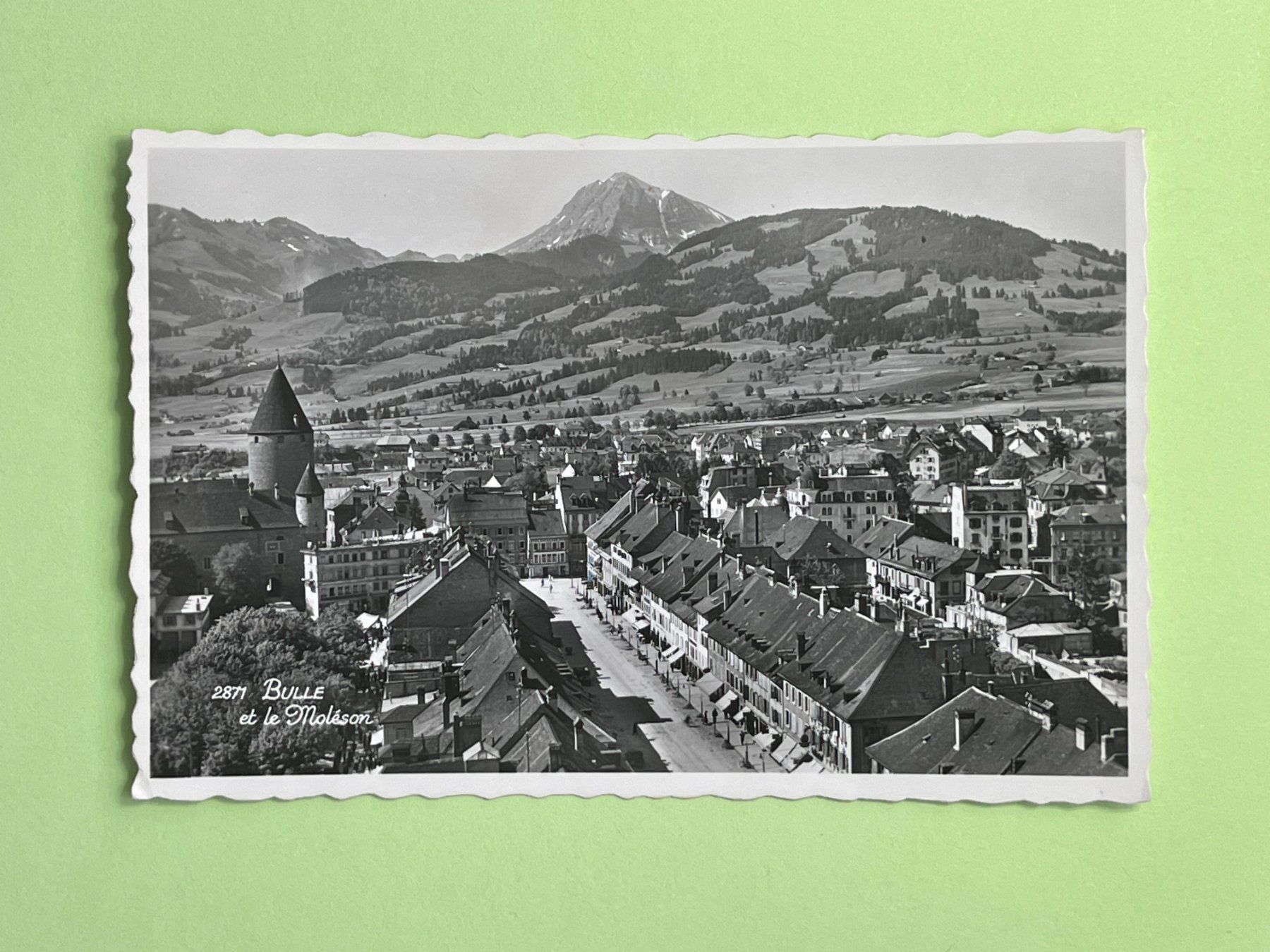 Cartoline postali: Bulle et le Moléson – Usato da Steg VS venduto da danwer74