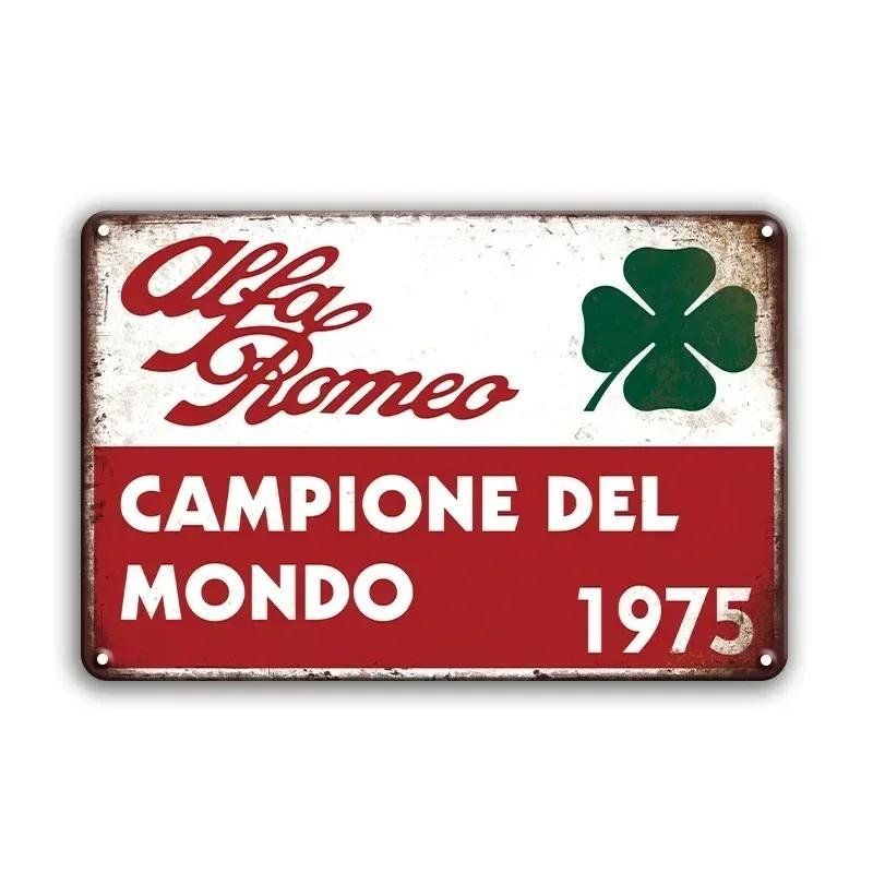 Alfa Romeo Insegne: Plaque vintage Blechschild Alfa Romeo – Nuovo e nell'imballaggio originale da Uvrier venduto da AlpineTreasures