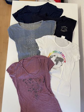 Sommer T-Shirt Paket: Freddy, Guess & Diverse, Gr. S