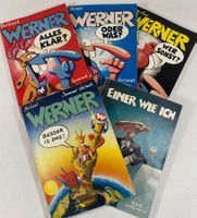 Werner Comics (Brösel) – 5 Bände Semmel Verlag Klassiker