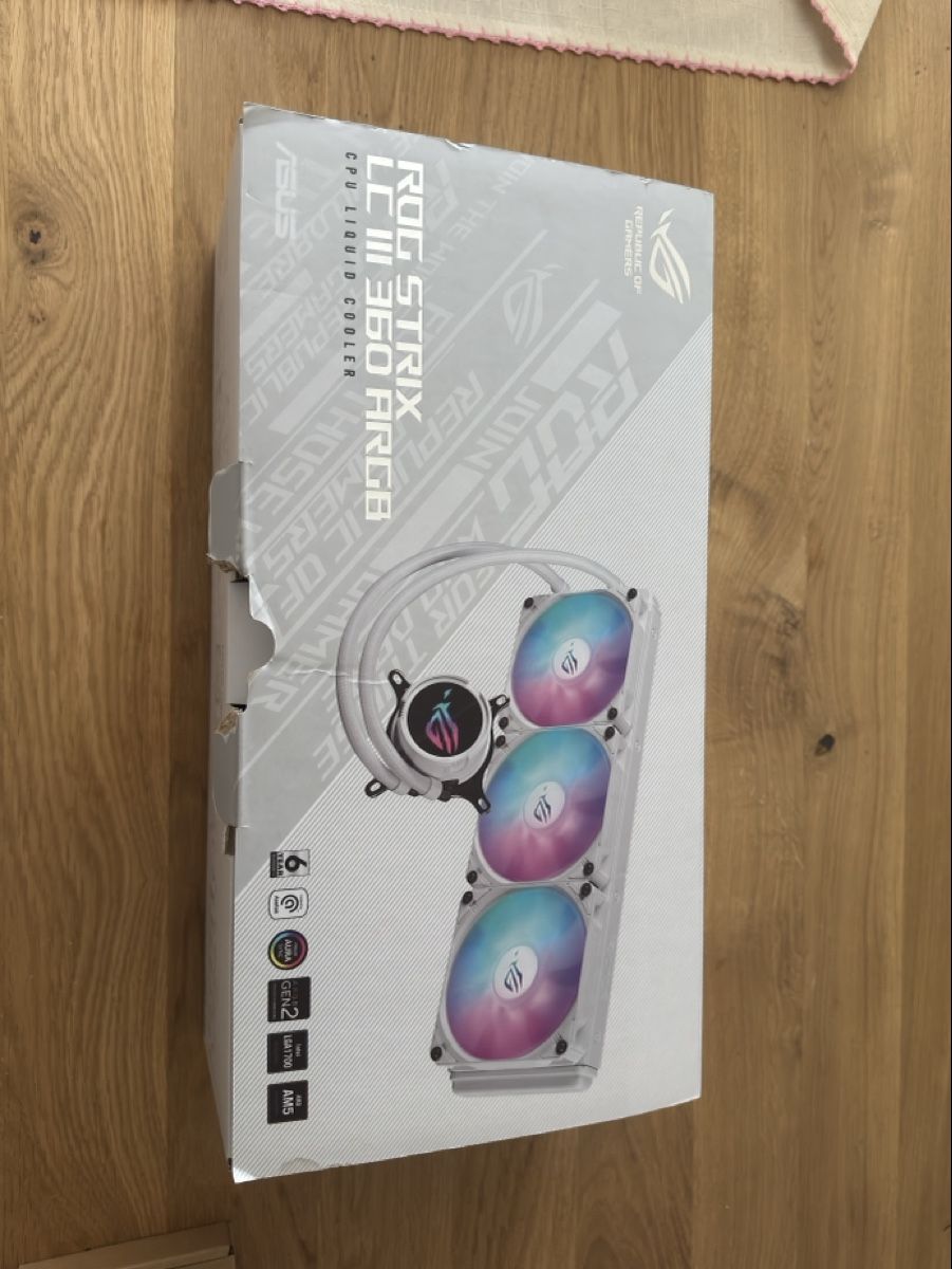 Asus PC: ASUS ROG Strix LC III 360 ARGB CPU Liquid Cooler Weiss – Usato da Ermensee venduto da Joao_ 2