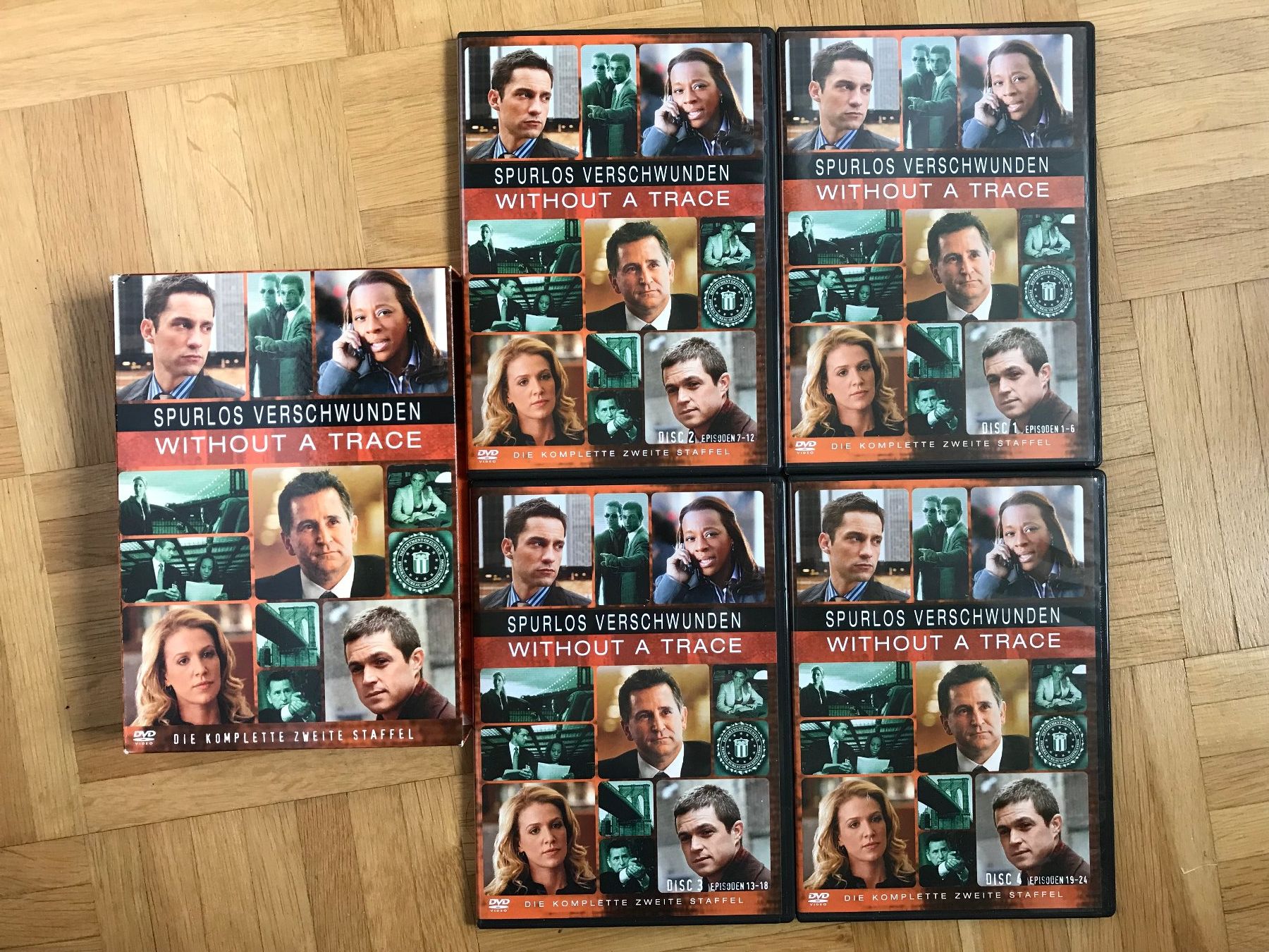 Tutti i DVDs: Without a Trace - Spurlos verschwunden - Staffel 2 - DVD – Usato da Zürich venduto da Malcom 1