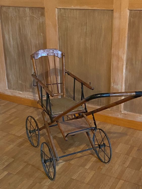 So Süß Antiker Puppenwagen Mit Babypupperl Selten Schön Shabby Chic Deko