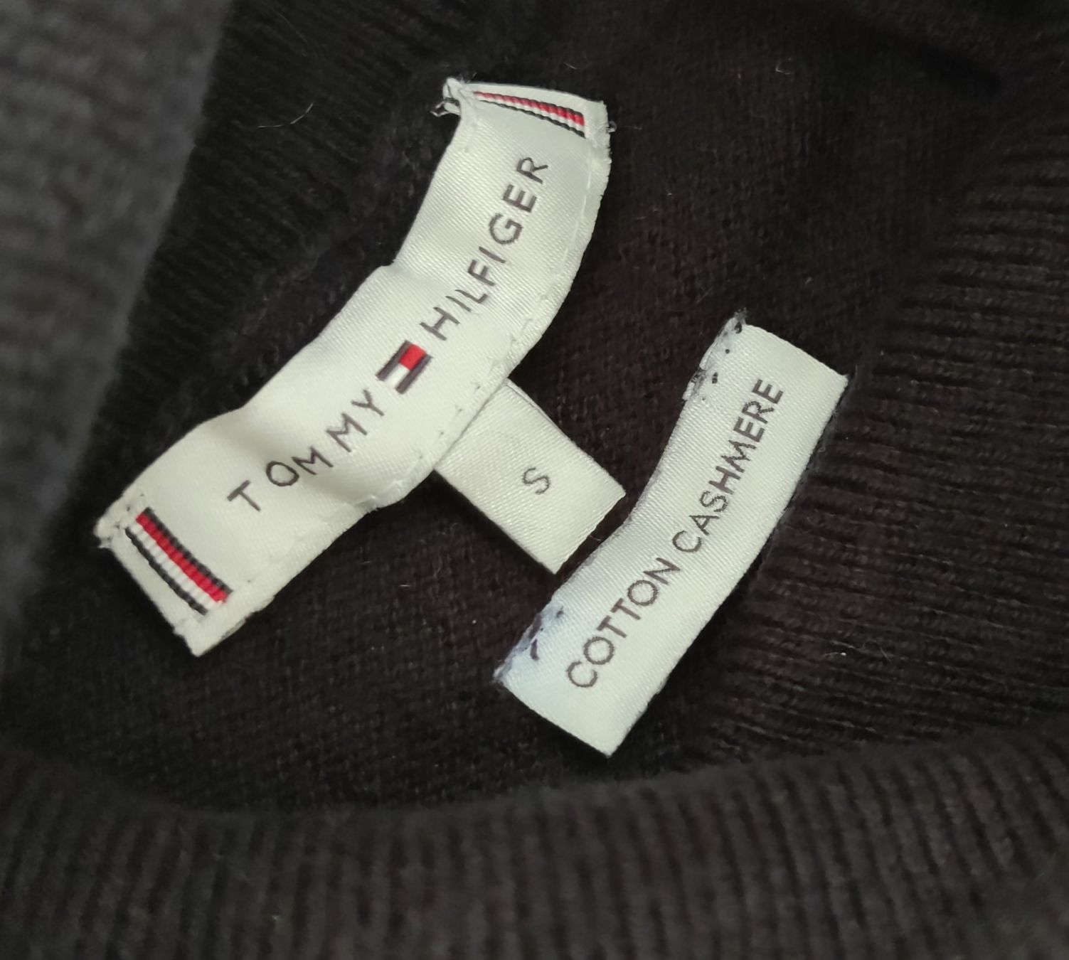 Tommy Hilfiger Maglioni & Felpe: THOMMY HILFIGER Pullover Shirt Pulli Cashmere/Baumwolle Gr.S – Usato da Winterthur venduto da Lotusherz 6