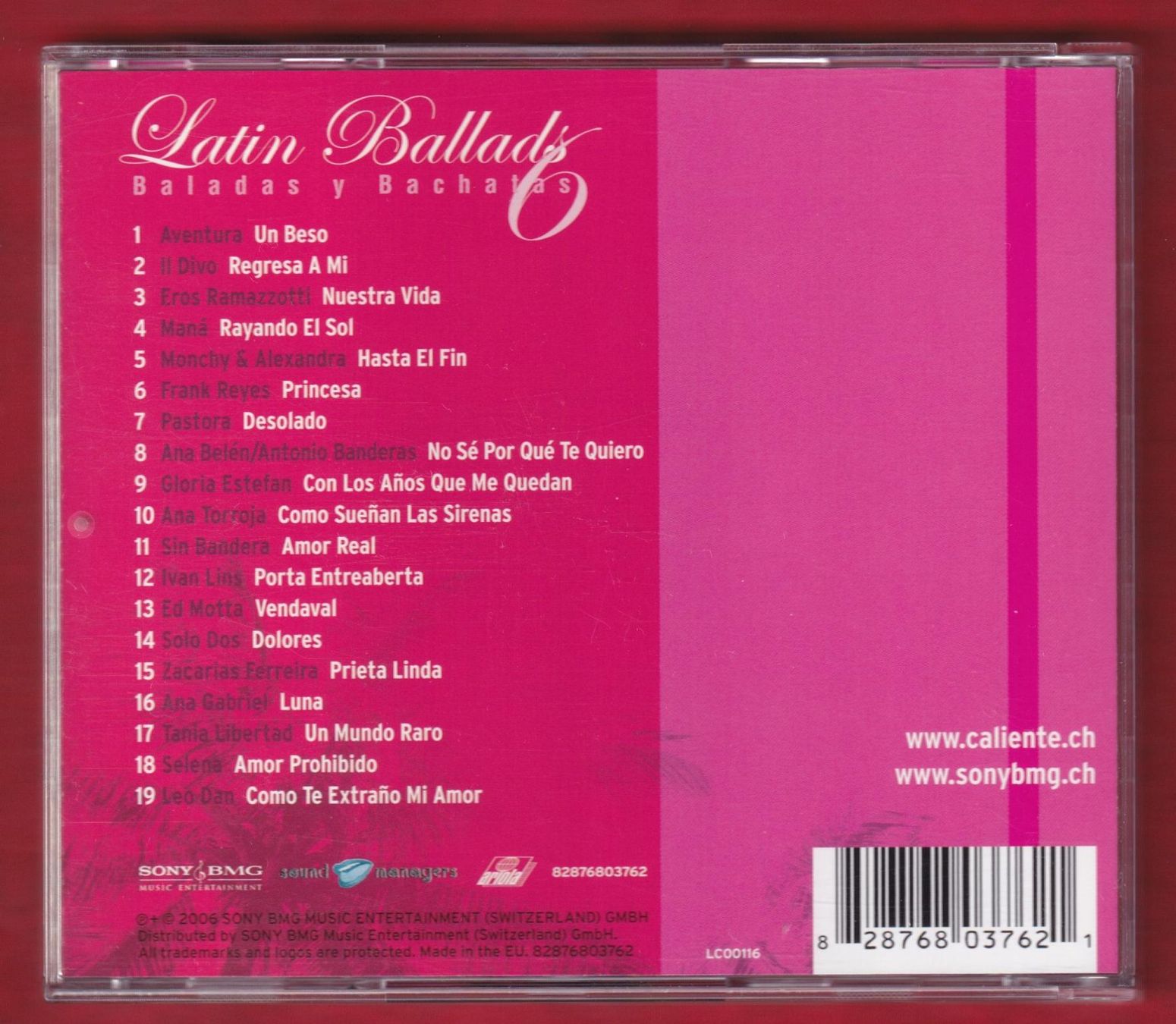 CD: Caliente! Latin Ballads 6 (CD) – Usato da Zürich venduto da Pfluftl2000 1