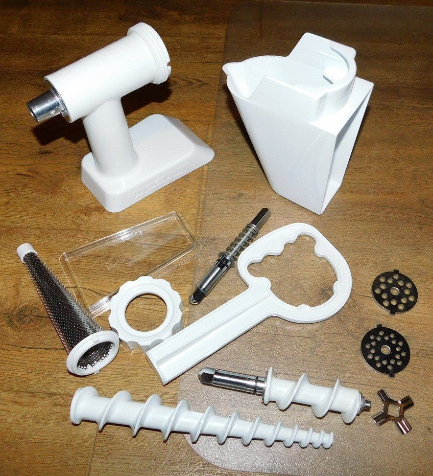 Kitchenaid Elettrodomestici da cucina: Kitchen Aid, Fleischwolf/Pürieraufsatz und Spiralschneider – Usato da Villnachern venduto da Niggo0 1