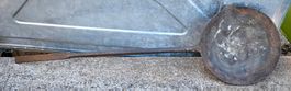 antike massive Giesskelle L 79.5cm  DM 22cm