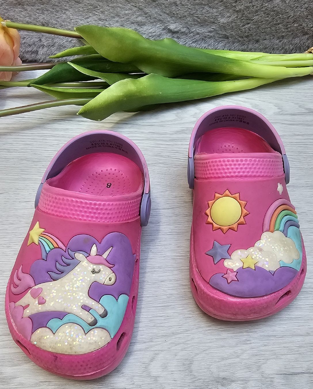 Next Schuhe für Mädchen: Original rosa Mädchen Clogs Gr. 25.5 der Marke Next – Gebraucht aus Zufikon von Dadulka79 5