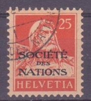 SDN SBK-Nr. 4 (Tellbrustbild, 1922) gestempelt
