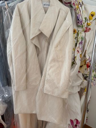 Maticevski  silk trench / jacket oversozed style