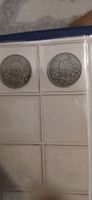 2x Schweizer Franken Münzensammlung mit Jahr. 1877 / 1887