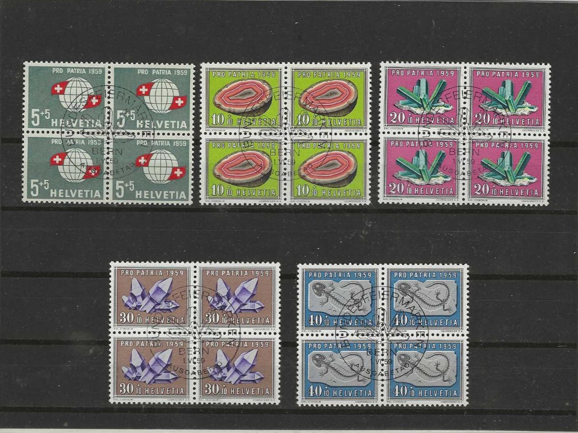 Tutti i francobolli: CH PRO PATRIA 1959 ET GEST. – Usato da Dintikon venduto da bonita099