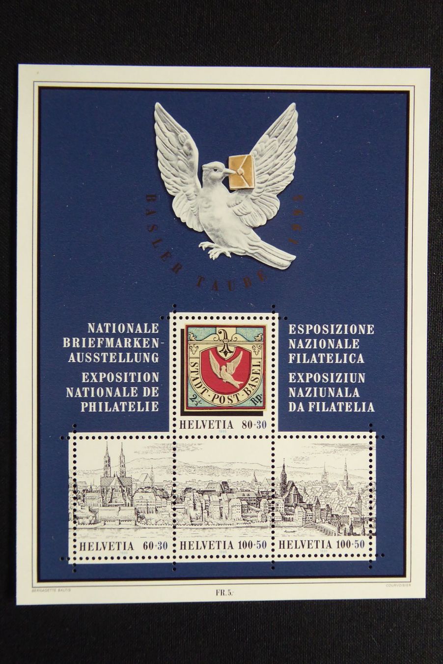 Tutti i francobolli: (t746) 1995: Block W79 / W75 - W78 ** – Nuovo (secondo la descrizione) da Basel venduto da scholle50
