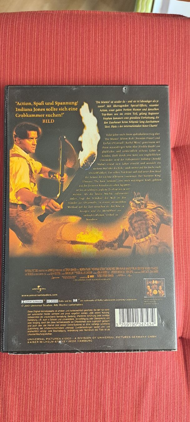 Die Mumie Kehrt Zurück – Actionfilm-Klassiker Auf VHS