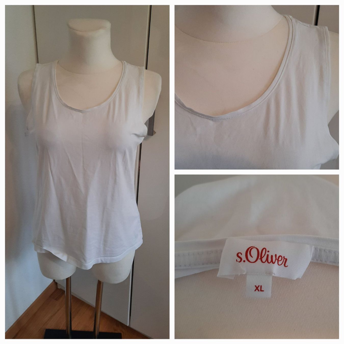 S.Oliver Tops: ***S. OLIVER*** Top weiss Gr. XL – Gebraucht aus Wädenswil von H2H_Secondhandshop
