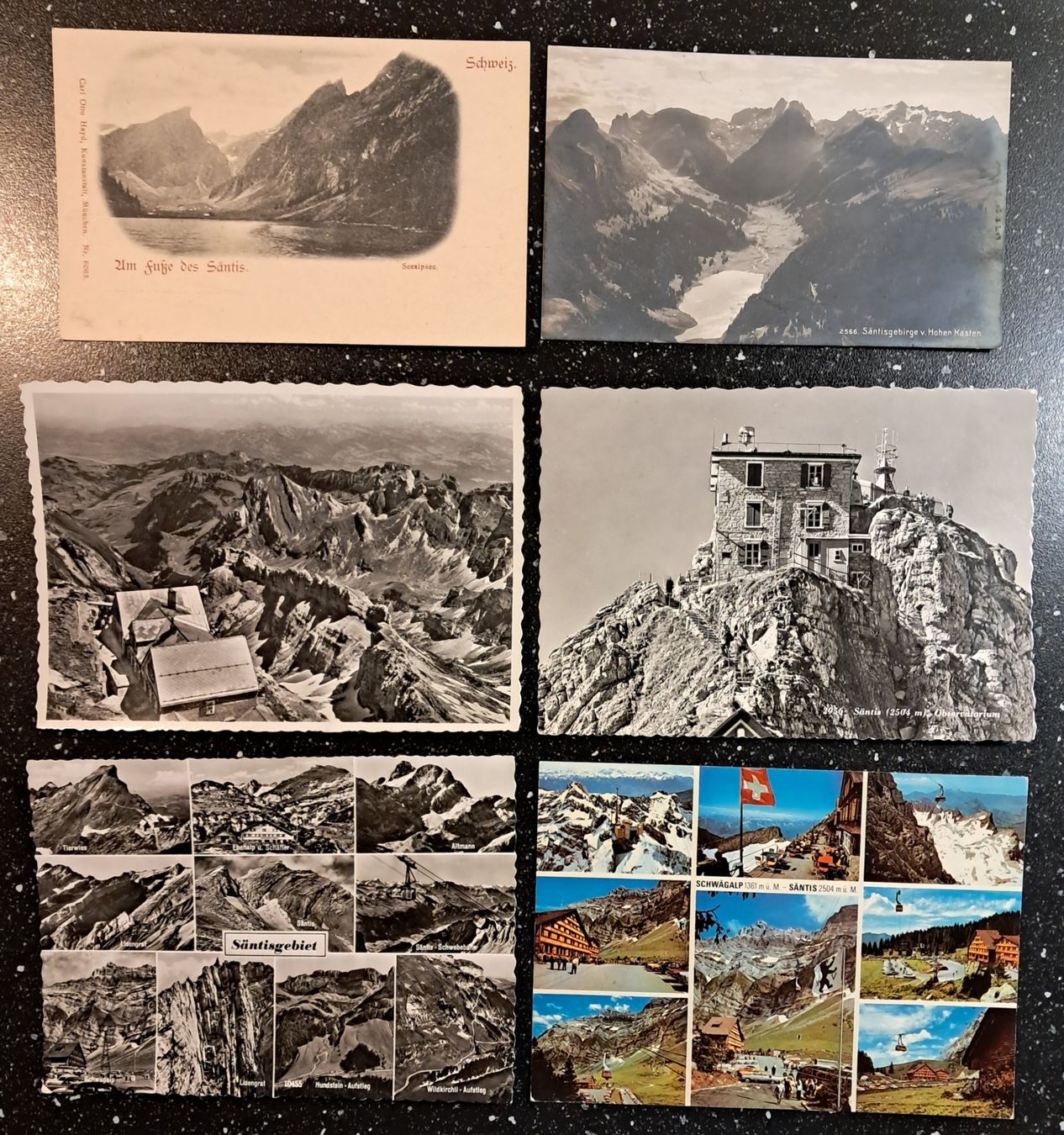 Cartes postales: 6 AK SäNTIS – D'occasion à Ponto Valentino par giorgia06