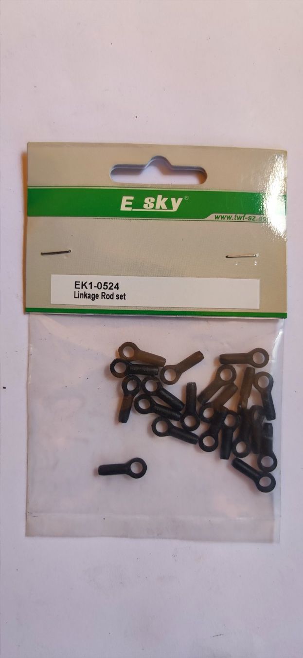Modellismo RC: Gestängesatz - Linkage Rod Set E-Sky EK1-0524 – Nuovo e nell'imballaggio originale da Wollerau venduto da Holos