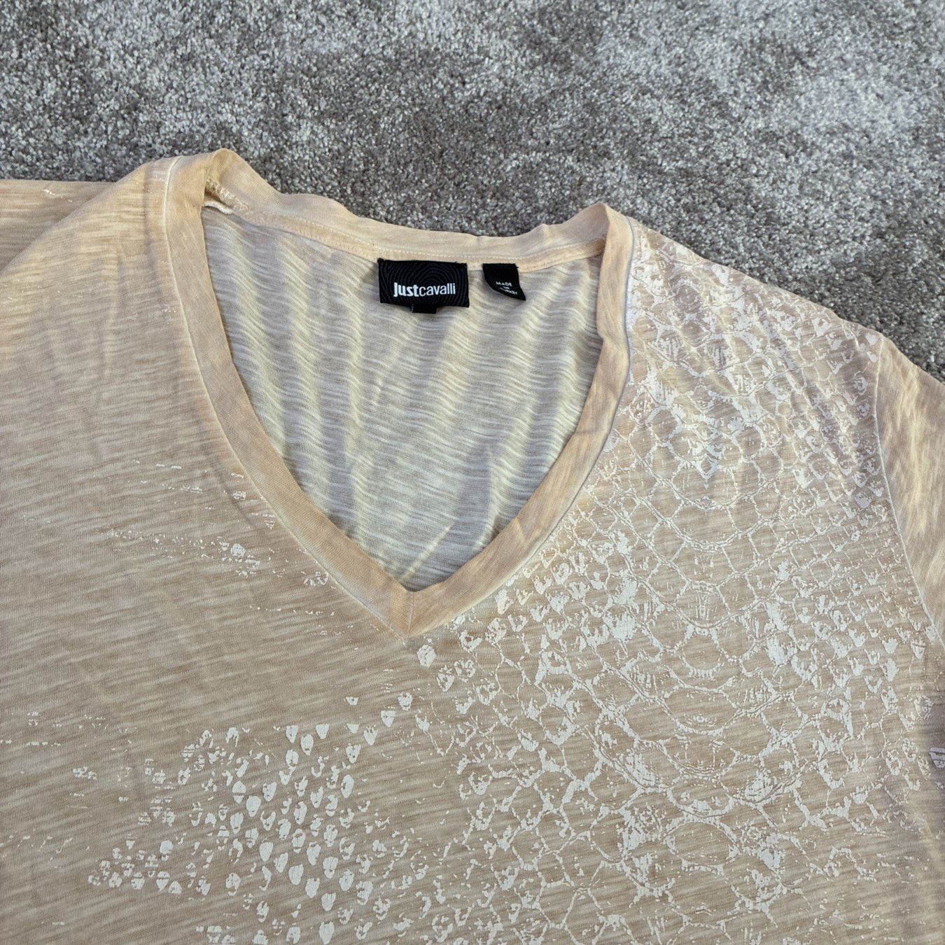 Roberto Cavalli T-shirt: Just Cavalli T-Shirt Gr. M – Usato da Zürich venduto da zweisonn 1