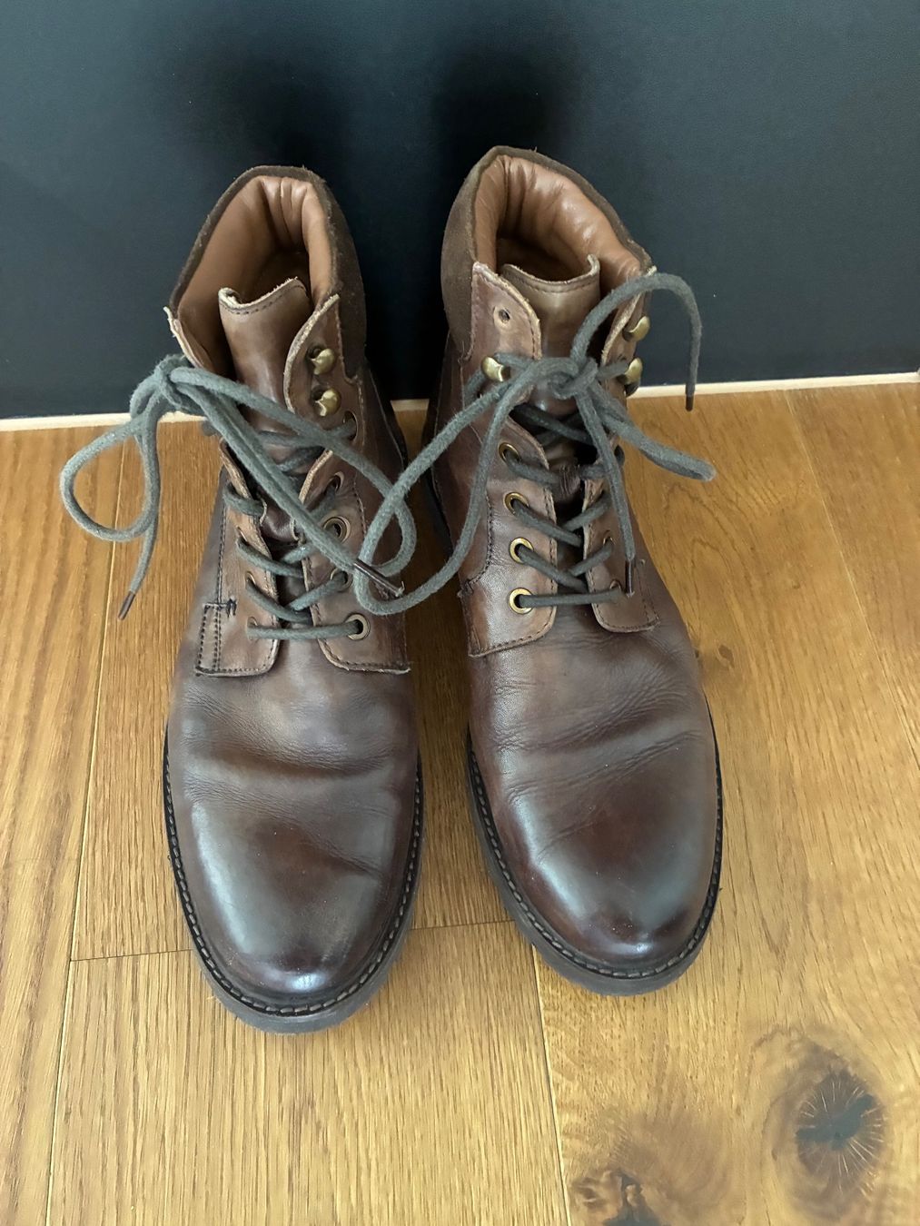 Scarpe da uomo: Braune Lederboots Grösse 41 – Usato da Wangen SZ venduto da el_paso08 1
