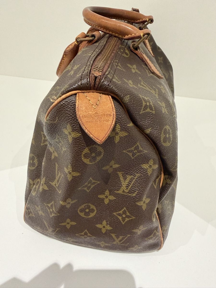 Louis Vuitton Taschen für Damen: Louis Vuitton Speedy 35 Browns Monogram – Gebraucht aus Igis von fz23_ 4