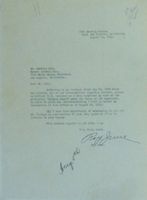 Ray June (1895-1958) Kamera - Autogramm Brief