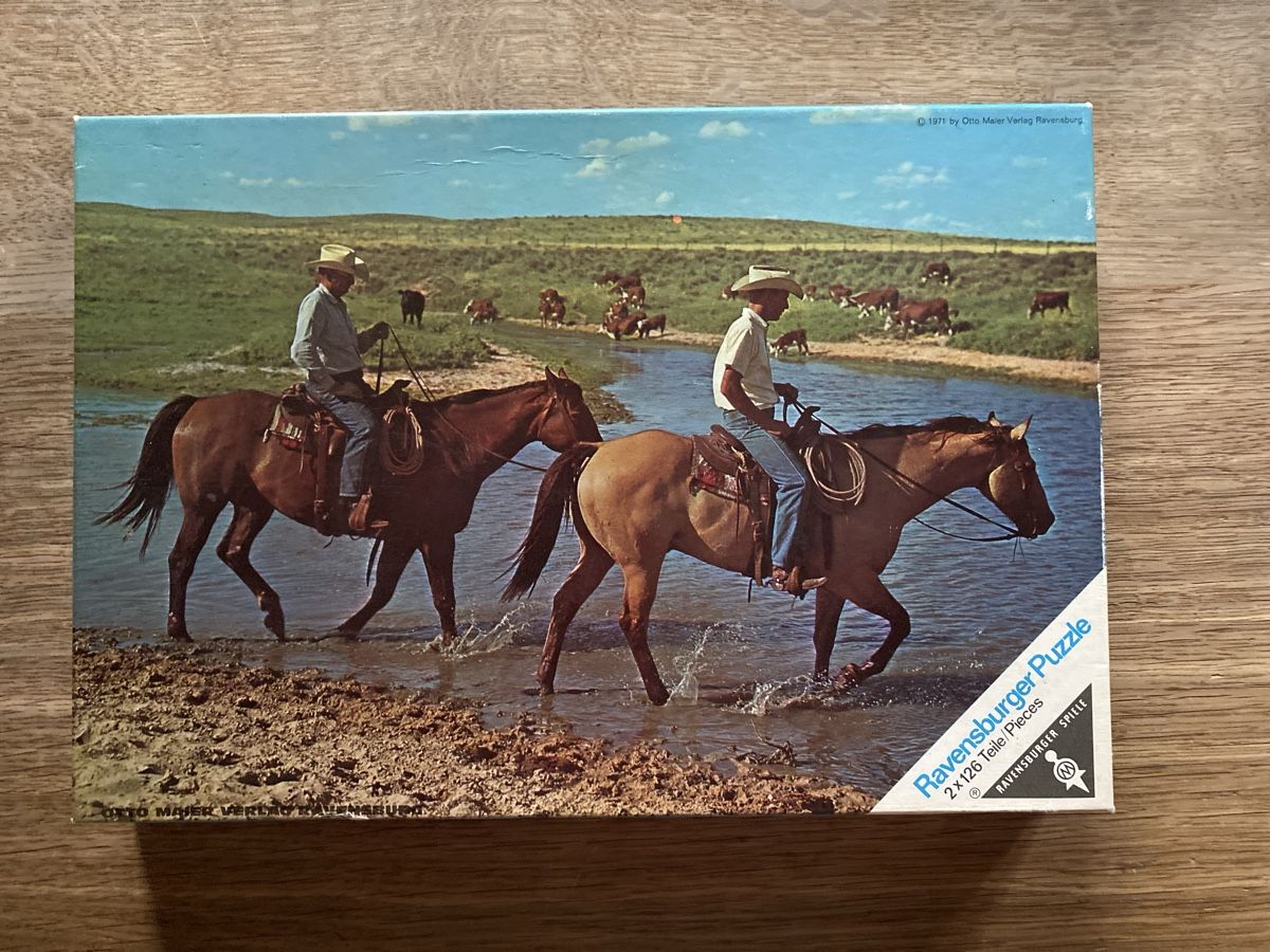 Ravensburger Puzzle: 2 Puzzle mit Pferden – Usato da Müllheim Dorf venduto da chol7