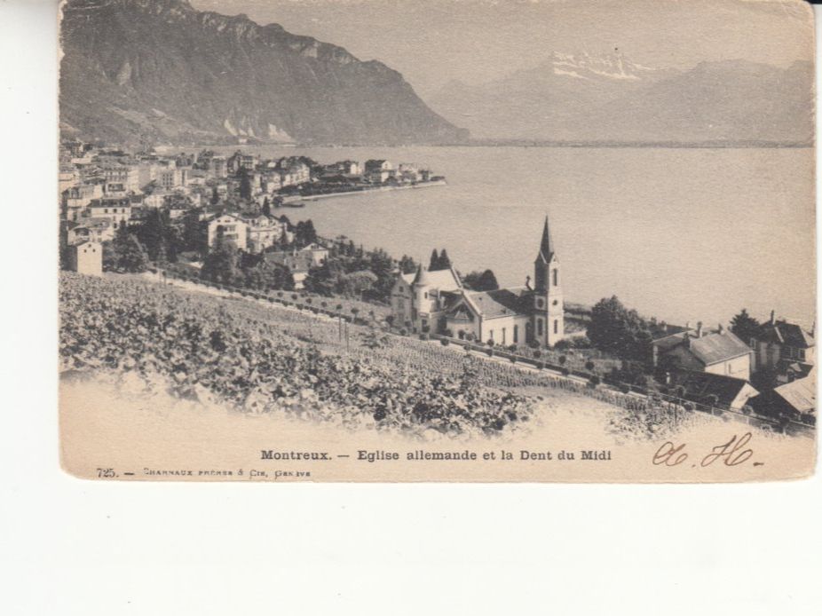 Cartoline postali: Montreux 1904 – Usato da Bürglen TG venduto da StampGraf
