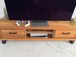 Holz TV Sideboard aus Massivholz
