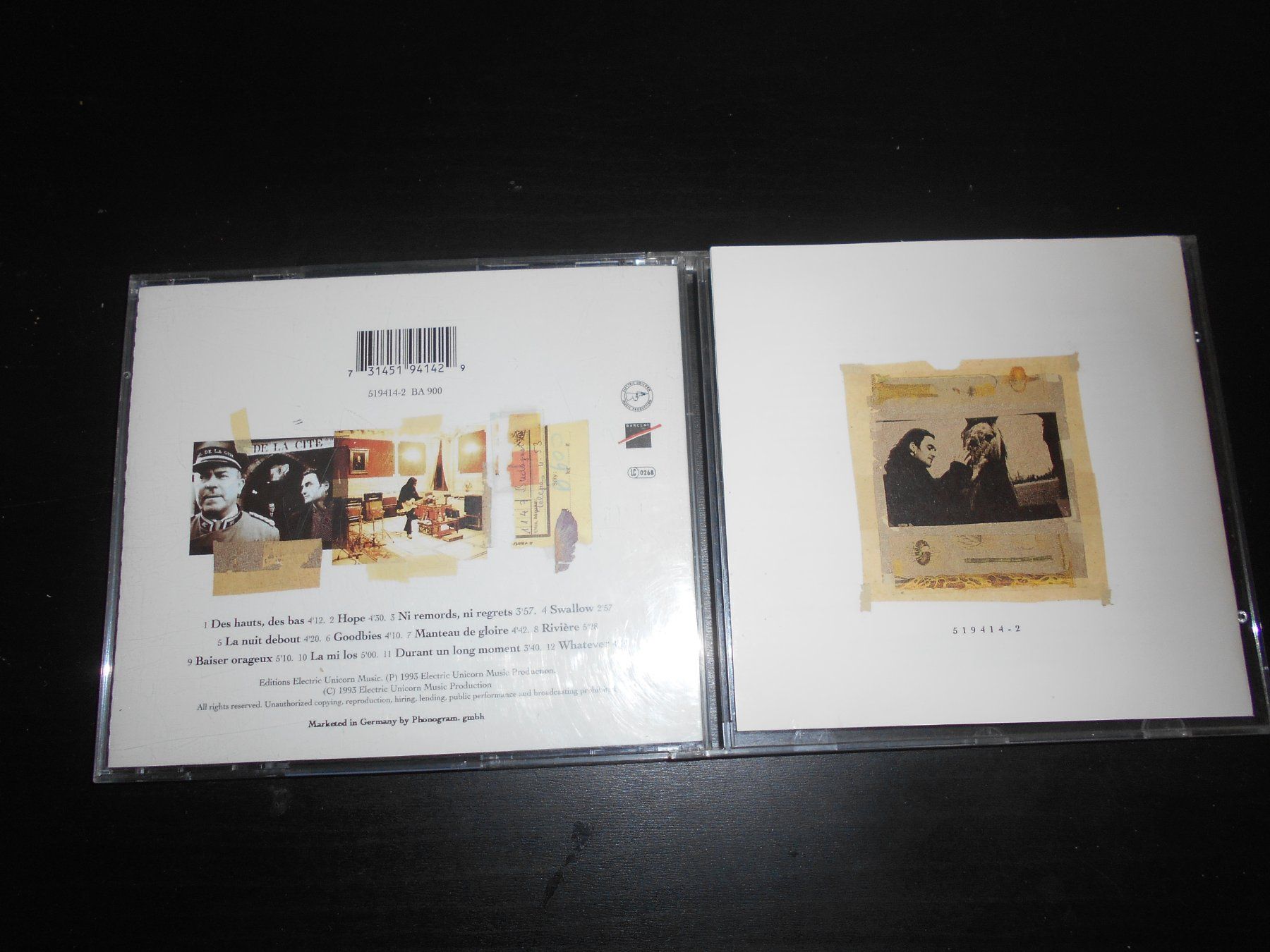 CDs: Stephan Eicher – Carcassonne / 1993 – Gebraucht aus Aarberg von witchhunter01 1