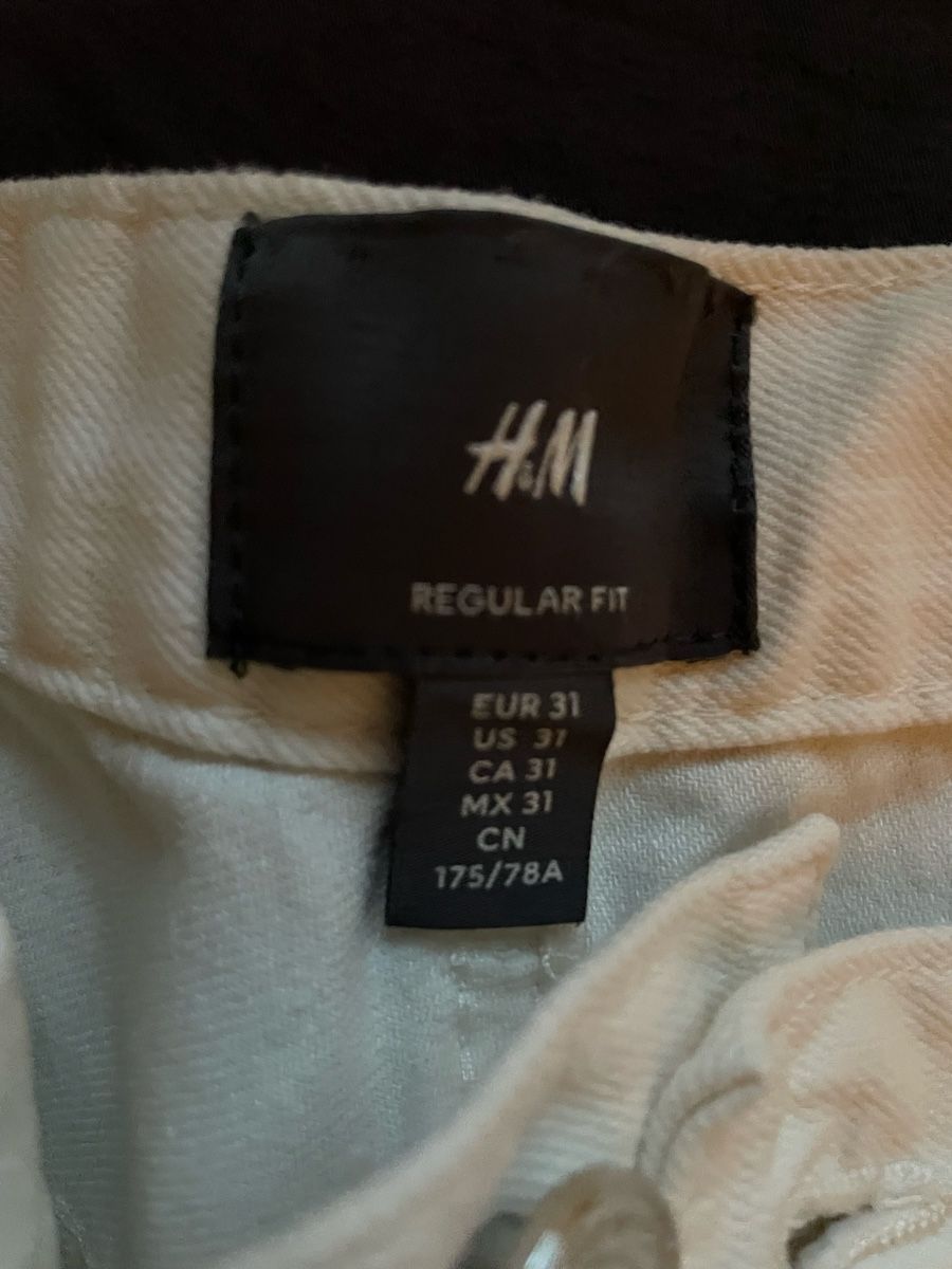 Jeans: Jeans Regular Fit weiss Customized Grösse 31 – Nuovo (secondo la descrizione) da Spreitenbach venduto da dar_26yd 3