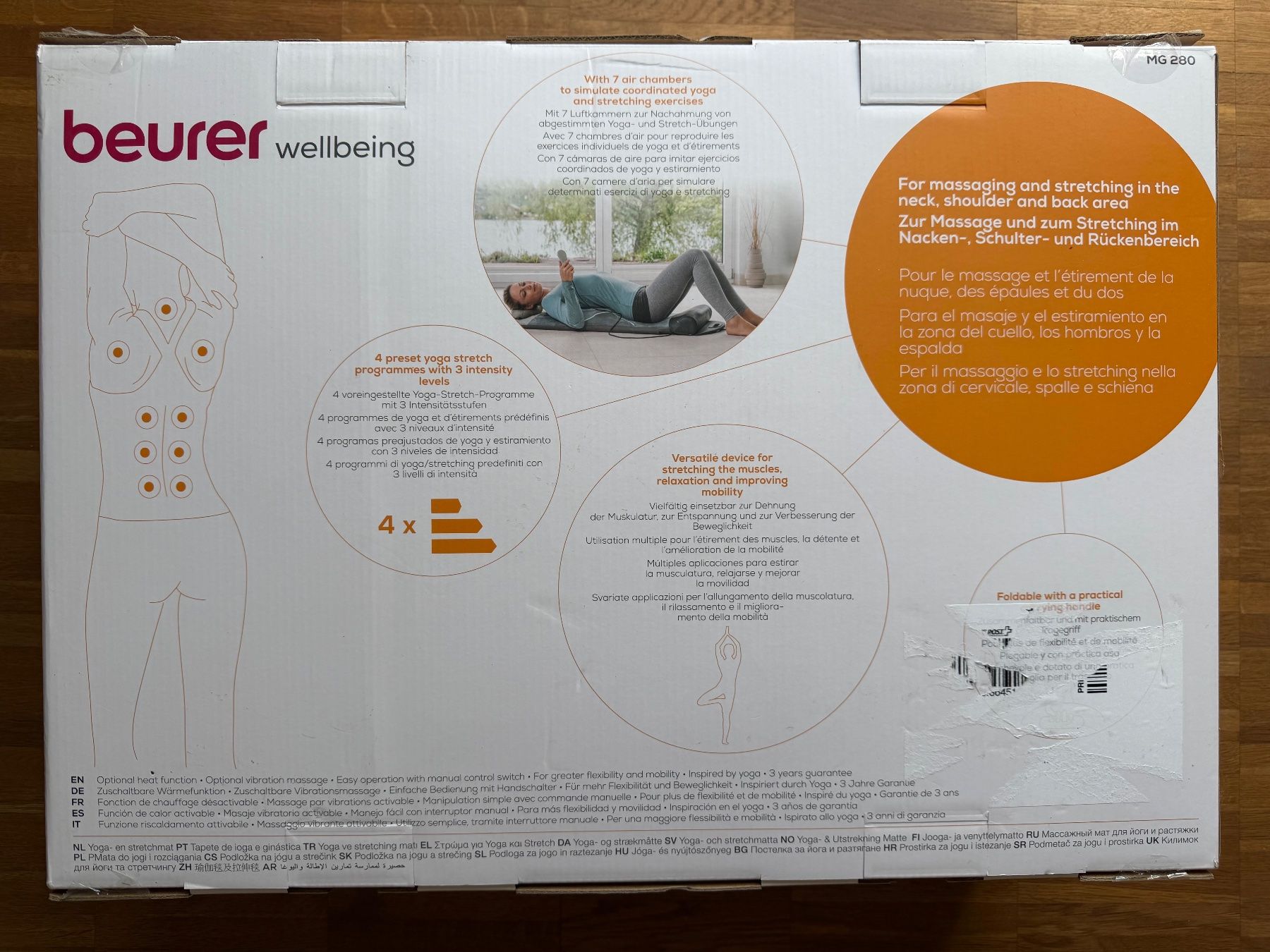 Beurer Dispositivi per massaggi: Beurer MG280 -  Yoga- und Stretchmatte – Nuovo (secondo la descrizione) da Zürich venduto da mak_cd9r 1