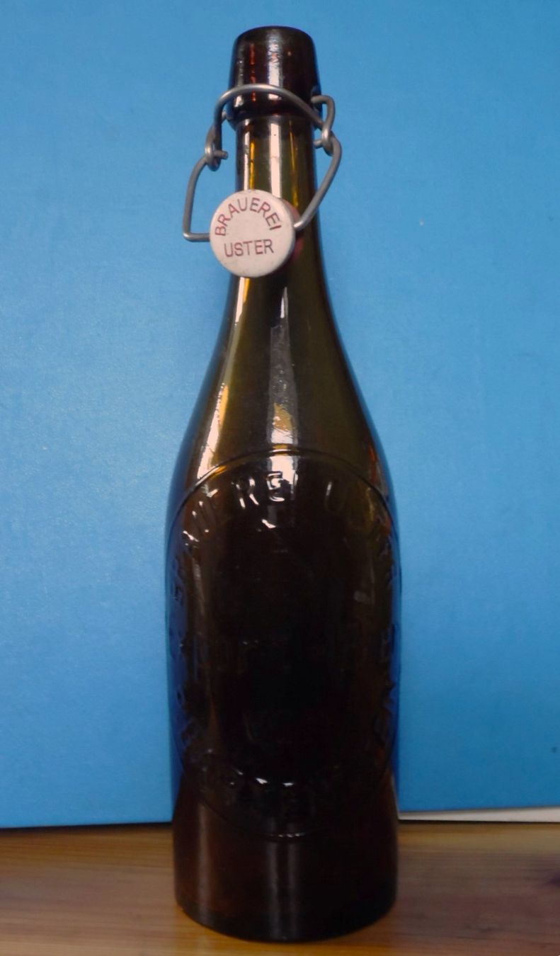Bottiglie: Bierflasche Export Bier Brauerei P. Bartenstein Uster – Usato da Lichtensteig venduto da B-B-Bier 1