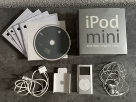 iPod mini Apple PC+MAC 4GB (Silver) alles vorhanden