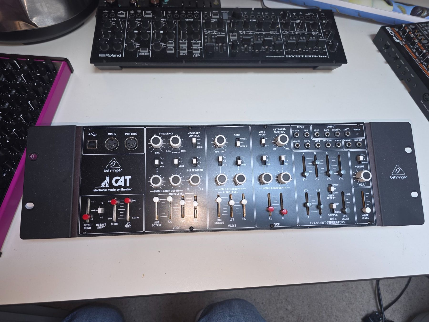 Strumenti musicali: Behringer CAT analoger Desktop-Synthesizer – Usato da Beringen venduto da mat_cg9r 1