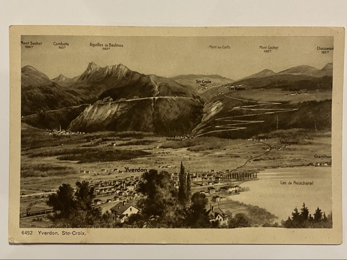 Cartoline postali: Ansichtskarte Yverdon, Ste-Croix, ungelaufen – Usato da Bauma venduto da Baumer71