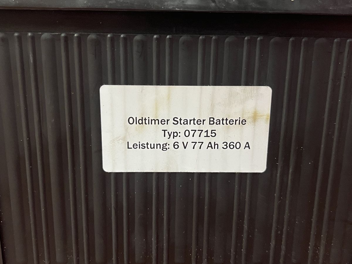 Bosch Batterie: Bosch 6 V Oldtimer Batterie 77 Ah 360 A – Nuovo e nell'imballaggio originale da Winterthur venduto da pat_vlh8 5