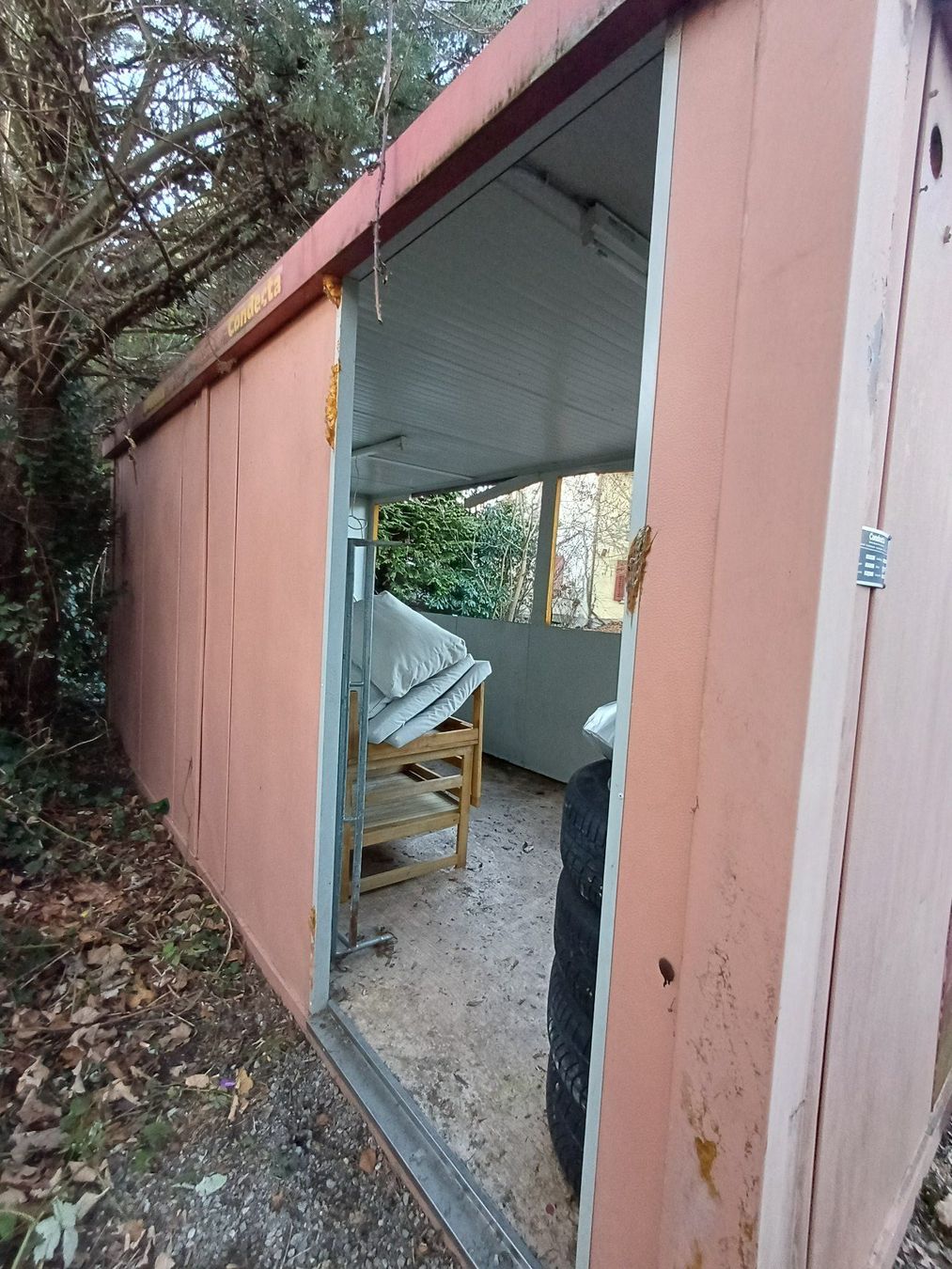 Contenitori edile: Condecta Camp Baucontainer isoliert 5.4m x 2.4 – Usato da Arbon venduto da sackguet 2
