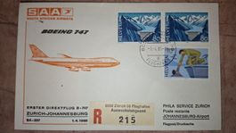 Swissair Zürich - Johannesburg 01.04.1985